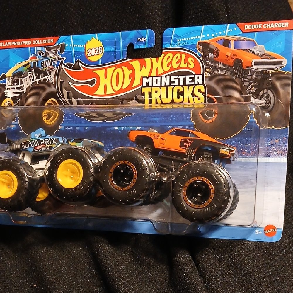 Slam PRIX ...DODGE CHARGER Hot Wheels Monster Trucks